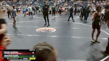 100 lbs 1st Place Match - Grayson Sloan, Eastside Youth Wrestling vs Frank Giardina, Stratford Knights Wrestling