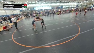 185 lbs Cons. Round 2 - Miles Russick, Unattached vs Brady Heibeck, St. Johns