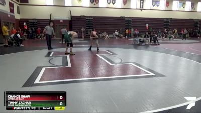 JV-38 lbs Semifinal - Timmy Zachar, Cedar Rapids Kennedy vs Chance Shaw, Waterloo East