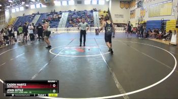 157 lbs Round 1 (8 Team) - Caden Martz, Griffin Fang vs John Intile, Soldier City Lions Den