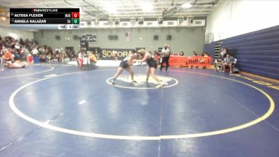 170 lbs Champ. Round 1 - Angela Salazar, Santa Ana vs Alyssa Flexen, Marina