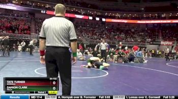 3A-132 lbs Champ. Round 1 - Tate Turner, Norwalk vs Damion Clark, Pella