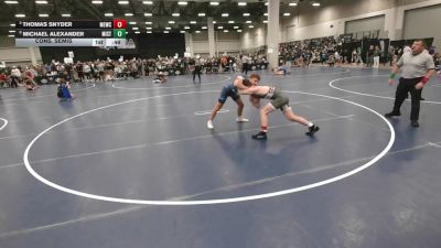 140 lbs Cons. Semis - Michael Alexander, Minnesota Storm vs Thomas Snyder, MN Elite Wrestling Club