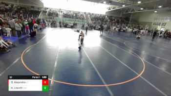 52 lbs Semifinal - Kai Leavitt, Champions Wrestling Club vs Damian Alejandre, Ogden Tigers
