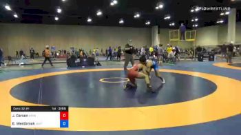 61 kg Consolation - Jaylen Carson, Arkansas RTC vs Eric Westbrook, Unattached