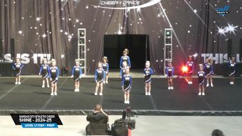 Kansas City Athletic Cheer - SHINE - 2024-25 [2025 L1.1 Tiny - PREP Day 1] 2025 The U.S. Finals Des Moines