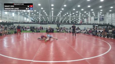 135 lbs Emily Sarr, Pennsylvaniia Red vs Angellaya Burden, Michigan Red