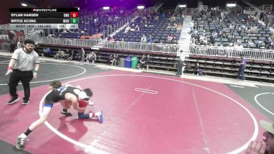 106 lbs Consi Of 4 - Dylan Hansen, Dwc vs Bryce Acuna, Magic City Wrestling Club