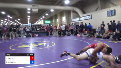 70 kg Rnd Of 16 - Jon Gay, Mad Cow Wrestling Club vs Corey Hawk, Indiana