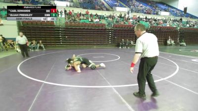 175 lbs Semifinal - Cael Edwards, River Bluff vs Elijah Pressley, Summerville