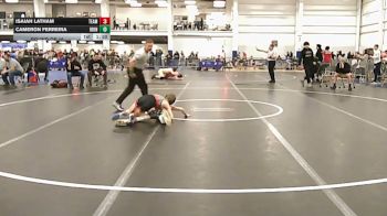 81 lbs Round Of 16 - Isaiah Latham, Team Tugman vs Cameron Ferreira, Iron Faith WC