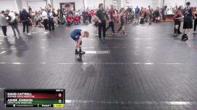 75 lbs Champ. Round 1 - Asher Johnson, Legacy Elite Wrestling vs David Cattrell, Eastside Youth Wrestling