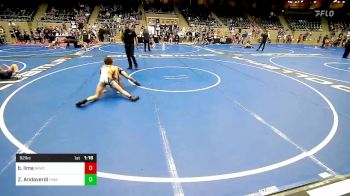 92 lbs 3rd Place - Bobby Lima, Broken Arrow Wrestling Club vs Zain Andaverdi, HURRICANE WRESTLING ACADEMY