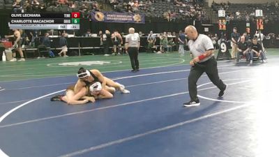 115 lbs Consi Of 8 #1 - Olive Lechiara, Temecula Valley (SS) vs Charlotte Macachor, Dougherty Valley (NC)