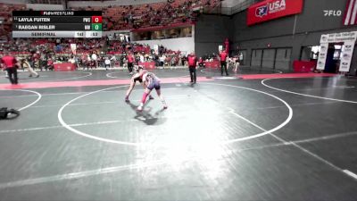 110 lbs Semifinal - Raegan Risler, MES Wrestling vs Layla Fuiten, Pulaski Wrestling Club