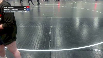 92 lbs Round 2 (10 Team) - Aria Bushaw, Genesis vs Kyndall Kloepping, NC Gold