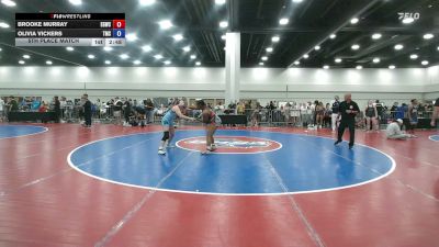 140 lbs 5th Place Match - BROOKE MURRAY, Empire Girls Wrestling Club vs Olivia Vickers, Team Missouri Select