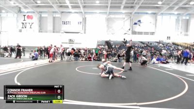 113 lbs Quarterfinal - Connor Fraher, Ruthless Aggression Wrestling Club vs Zack Gibson, Spartan Wrestling Club