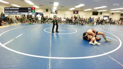 150 lbs Cons. Round 3 - Matthew James, El Dorado vs Aldo Rodriguez, Woodlake Union