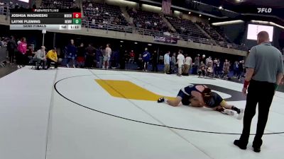 150 lbs Semifinal - Joshua Wasnieski, Moon Twp vs Layne Fleming, Newville