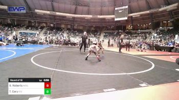 49 lbs Round Of 16 - Sailor Roberts, Wesley Wrestling Club vs Taylor Cary, Owasso Takedown Club