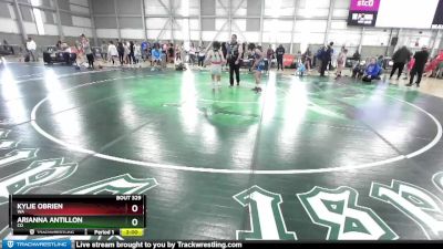 90 lbs Quarterfinal - Kylie OBrien, WA vs Arianna Antillon, CO