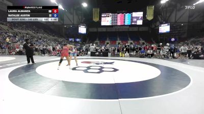 140 lbs Cons. Sub-rd Of 32 - Laura Almanza, NM vs Natalee Austin, SC