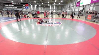 157 lbs Cons. Round 2 - Gideon Hope, Outlaw Wrestling Club vs Lafel Denetclaw, CNWC Concede Nothing Wrestling Club