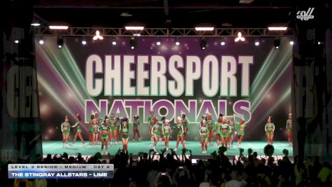The Stingray Allstars - Lime [2026 L3 Senior - Medium Day 2] 2026 CHEERSPORT National All Star Cheerleading Championship