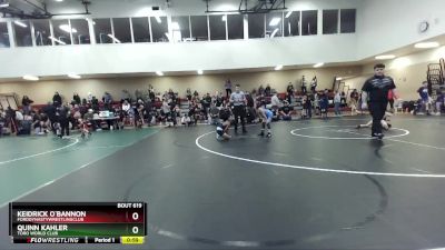 67 lbs Cons. Round 2 - Keidrick O`Bannon, FordDynastyWrestlingClub vs Quinn Kahler, Toro World Club