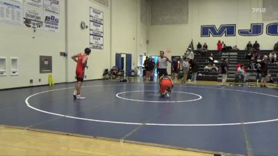 157 lbs Quarterfinal - Paul Anthony Johnson, Sierra College vs Kaleb Gomez, Lassen College