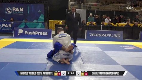 Charles Matthew McDonald vs Marcus Vinicius Costa Antelante 2025 Pan Jiu Jitsu IBJJF Championship