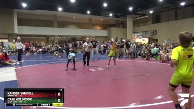 70 lbs Round 2 (6 Team) - Case Holbrook, Gulf Coast WC vs Xander Yandell, Rabbit WC