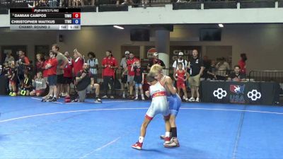59 lbs Quarters - Damian Campos, The Best Wrestler CA vs Christopher Waitkus, Team Tulsa Wrestling Club