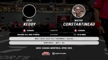 Riley Keddy vs Mathis Constantineau 2025 ADCC Montreal Open