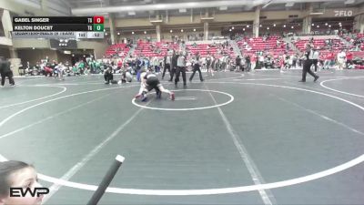 145 lbs Quarterfinals (8 Team) - Gabel Singer, Team Samurai vs Kelton Doucet, Top Guns