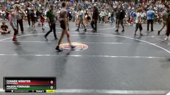 115 lbs Quarterfinal - Conner Webster, C2X Academy vs Mason Forinash, Unattached