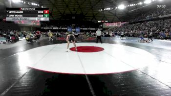 Boys 2A 132 lbs Cons. Round 3 - Liam McKee, Hockinson vs Lewis Allen, W. F. West