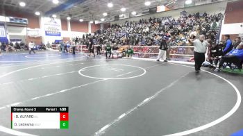 195 lbs Champ. Round 3 - OSCAR ALFARO, Gilroy vs Daniel Ledesma, Holtville