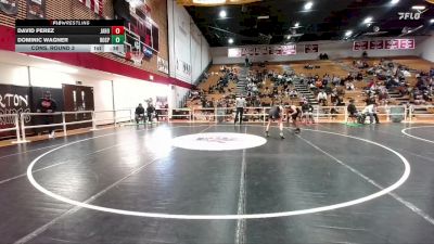 120 lbs Cons. Round 3 - Dominic Wagner, Rock Springs vs David Perez, Jackson Hole