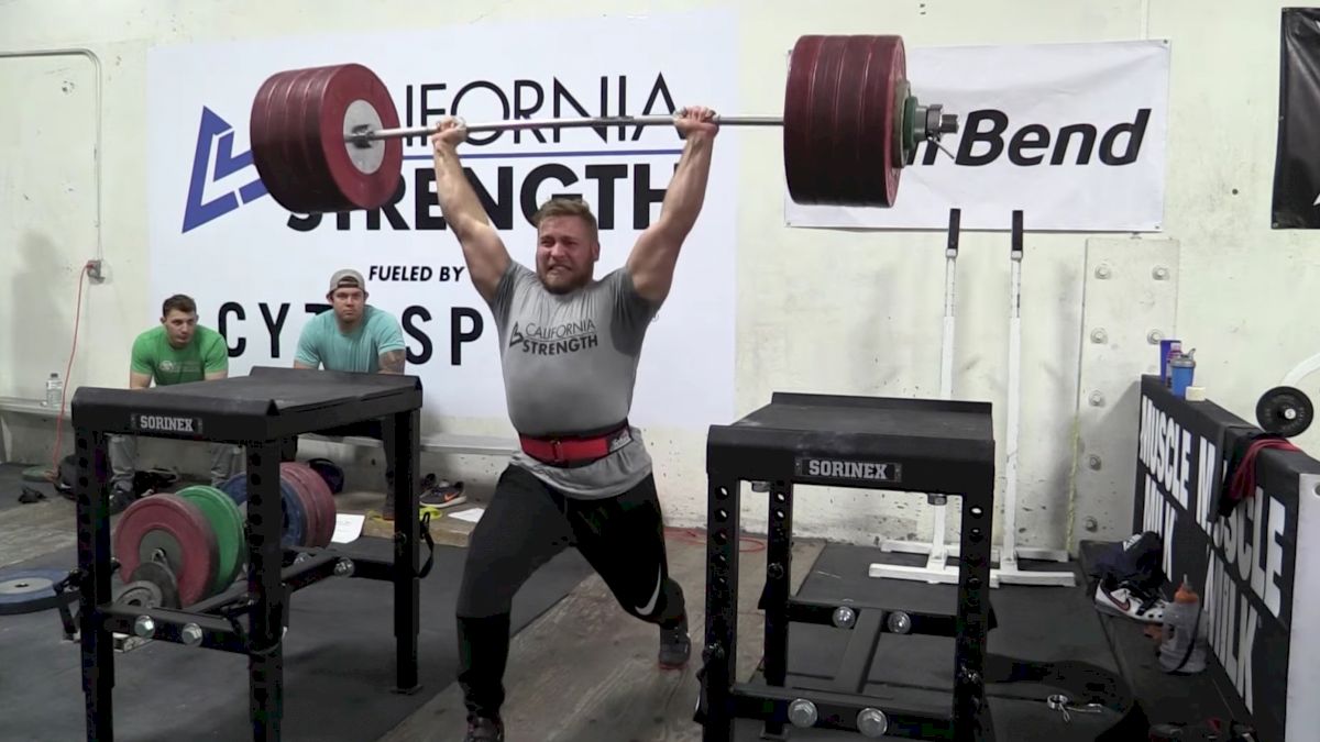 Wes Kitts Jerks 237kg/522lb!