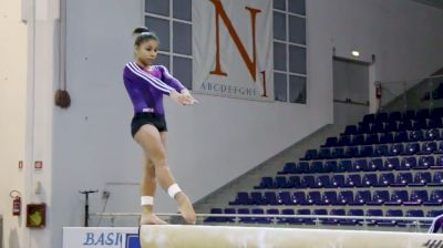 Flavia Saraiva (BRA) Trains Beam With Style - Training Day 2, 2017 Jesolo Trophy