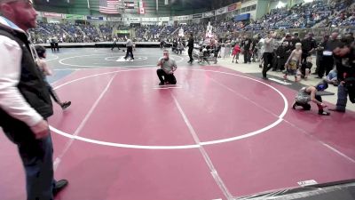 57 lbs Quarterfinal - Adrik Abeyta, Antonito Youth Wrestling vs Uriah Lambert, Bear Cave