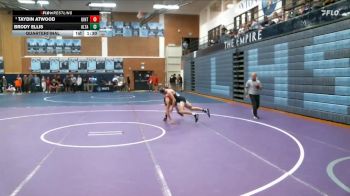 113 lbs Quarterfinal - Taydin Atwood, Uintah vs Brody Ellis, Alta