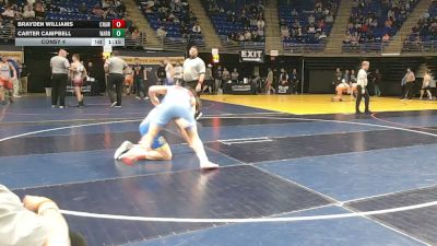 155 lbs Consy 4 - Brayden Williams, Crawford Central vs Carter Campbell, Warren