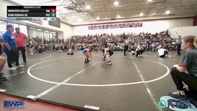 55 lbs Semifinal - Winston Bolay, Perry Wrestling Academy vs Jose Rosas Jr., Piedmont