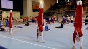 Russian Seniors Warming Up On Meet Day - 2017 City Of Jesolo Trophy
