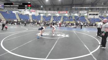 123 lbs Quarterfinal - Kyndra Ducharme, Great Falls Bison vs Brooklynn Smith, Rapid City Stevens Raiders