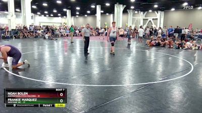 285 lbs Semis & 1st Wrestleback (8 Team) - Noah Bolen, Austintown Fitch Falcons vs Frankie Marquez, Westsdie WC