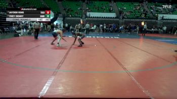 7A 126 lbs Cons. Round 3 - Trey Denny, Oak Mountain vs Jayden King, Tuscaloosa County